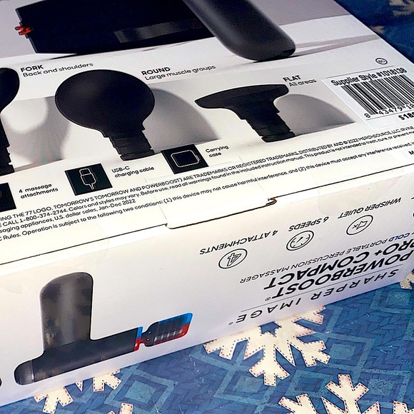 ✨The Sharper Image - Powerboost Pro+ Compact Hot & Cold Percussion Massager✨NEW✨ - Picture 12 of 16